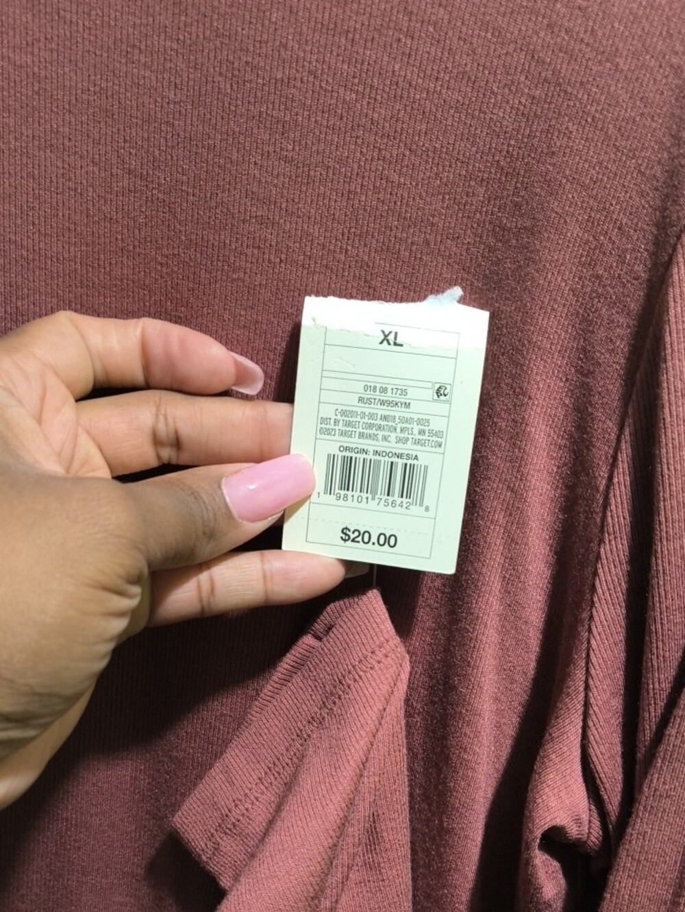 a new day Dusty Mauve Long Sleeve Turtleneck Top - Picture 2 of 3